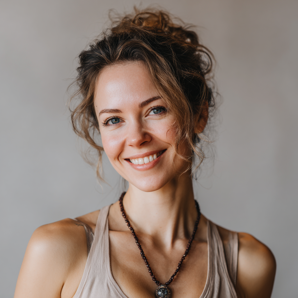 Person meditating outdoors in nature